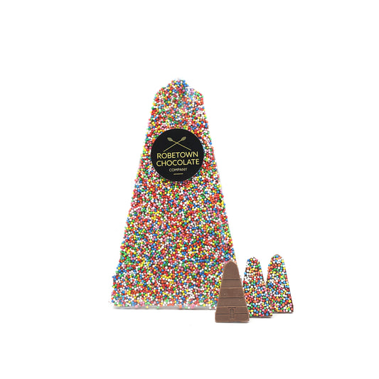 GIANT OBELISK MILK CHOCOLATE - FRECKLES